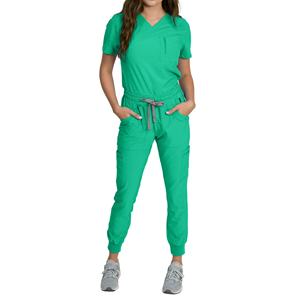 Trajes de manga corta para mujer, de secado rápido Joggers, enfermera Dental, Doctor, bata de laboratorio, uniformes, venta al por mayor, ropa de trabajo para Hospital de mascotas - Product Image 6