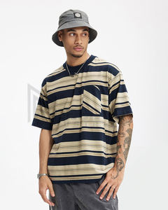 T-shirts de sport pour hommes de qualité supérieure, style court, haute qualité, 100% polyester, vêtements décontractés pour adultes, style ligne, 220 grammes - Product Image 2