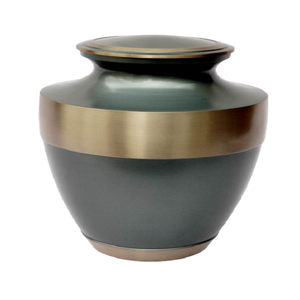 โกศสำหรับผู้ใหญ่สากล Razvi ใส่เถ้ากระดูกทำด้วยมือทำจากทองเหลืองสีเขียวแบบคลาสสิกสไตล์ยุโรป - Product Image 1