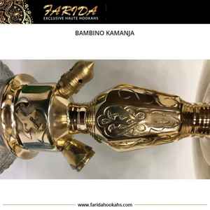 Cachimbas Farida al por Mayor, Mini Cachimba Egipcia de Lujo de Latón Macizo, Diseño Recto, Técnicas de Laca, Accesorios - Product Image 4