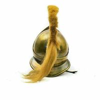Casque en acier de style spartiate fait main, costume de guerrier grec, objet de collection historique avec doublure intérieure confortable