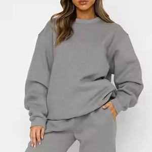 Conjuntos de Sudadera con Capucha para Mujer Tallas Grandes, 100% Algodón Felpa, Ropa Casual de Invierno, Personalizable, Ecológico y a la Moda - Product Image 2