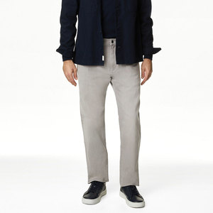 Toile imperméable d'automne décontractée coupe normale jeans en denim droits pour hommes vêtements de rue stretch Pent - Product Image 1