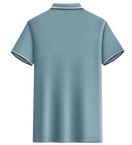 Venta al por mayor de alta calidad de la nueva llegada logotipo personalizado Regular Fit cuello en V peso pesado 180Gsm Casual Color sólido Polo de las mujeres - Product Image 6