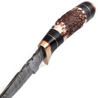 Couteau d'extérieur Damas Skinner de qualité industrielle