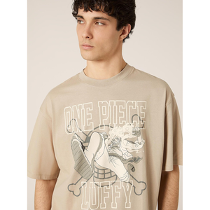 T-shirt graphique sérigraphié 100% coton style corps court tissu organique respirant pré-rétréci Jersey 180 grammes T-SHIRT pour hommes - Product Image 4