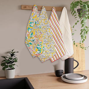 Serviette à vaisselle en coton personnalisée imprimée, best-seller, pour un nettoyage facile des déversements et un entretien de cuisine frais - Product Image 2