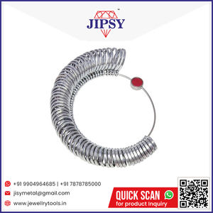 British Standard A-Z & 1-6 Finger Gauge <b>Ring</b> <b>Sizer</b> Set, 63 Pieces Including Half Sizes for Jewelry Making Tools - Product Image 6