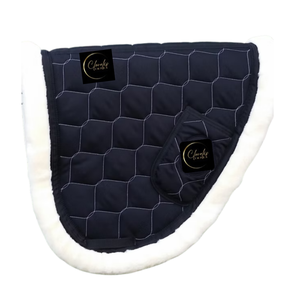 CLOVELIS IMPEX, las mejores almohadillas de montura acolchadas de forro polar transpirable con diseño de diamante para equitación deportiva, embalaje personalizado, tamaño regular. - Product Image 1