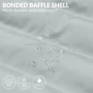 Chaqueta acolchada gruesa para mujer con cremallera y cremalleras de pato transpirable y a prueba de viento de talla grande decoración personalizada chaquetas de mujer - Product Image 4