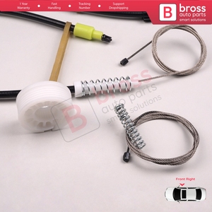 ชุดซ่อมมอเตอร์กระจกไฟฟ้า BWR663 ด้านหน้าขวา สำหรับรถยนต์ซีรีส์ 3 รุ่น E90 E91 ปี 2004-2012 แบบ 4/5 ประตู รหัสอะไหล่ 51337140588 - Product Image 5