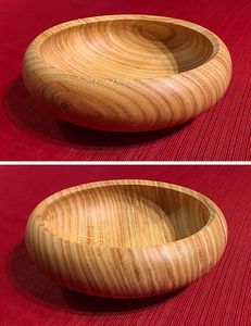 Bol à pâte en bois en bois parfait polyvalent artisanal fait à la main pour les fruits ou les salades arc de ferme rustique vintage de haute qualité - Product Image 3