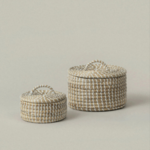 Caja de Almacenamiento Tejida de Pasto Marino, Hecha a Mano, Ecológica, Decoración Natural para el Hogar, Venta al por Mayor desde Vietnam - Product Image 2