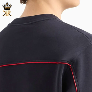 Nouveau sweat-shirt pour homme en coton 100% confortable, col montant, fermeture éclair, respirant, imprimé personnalisé, automne-hiver - Product Image 6