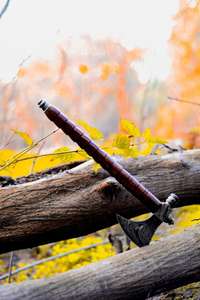 Hacha de acero de Damasco hecha profesionalmente con mango de palisandro con Funda de cuero, servicio OEM y ODM de calidad superior personalizado al por mayor - Product Image 2