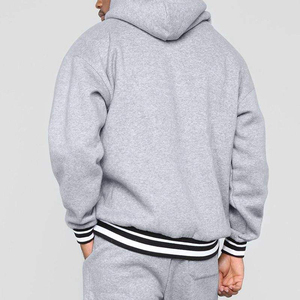 Automne hiver Logo personnalisé MenTraining Jogging Suit cordon de serrage hommes sweats à capuche ensemble vêtements de sport décontractés - Product Image 5