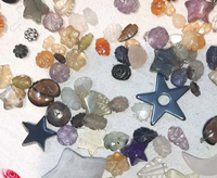 Populaire HARI OM CREATIONS – Pierre précieuse semi-précieuse naturelle multicolore en Aventurine, sculptée en forme de melon, certifiée IGI