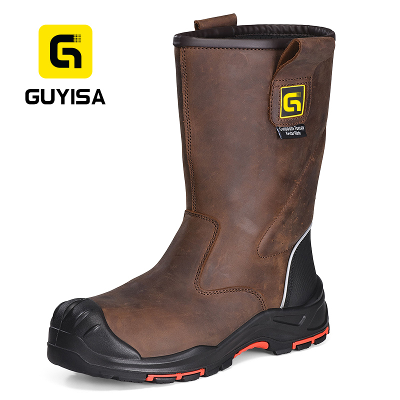 GUYISA 32cm Rigger Work Boots for