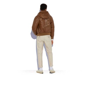 Chaqueta cortavientos de calle alta de poliéster/algodón Unisex para hombres y mujeres, impermeable, transpirable, con capucha, moda universitaria de invierno - Product Image 6