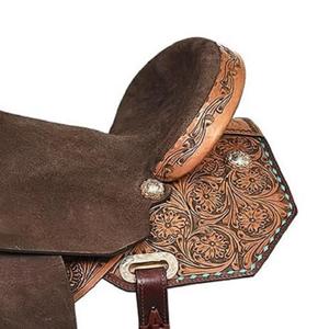 Selle Western en cuir véritable de qualité supérieure pour cheval Selle de course pour équitation Selle Western - Product Image 3