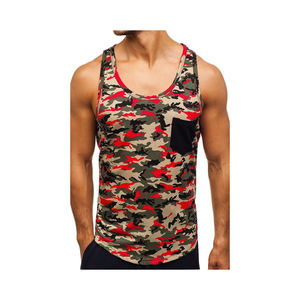 Nouveau design de fitness pour hommes avec poche et fitness sans manches disponible à la meilleure qualité - Product Image 4