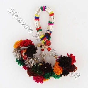 Real auténtico Banjara Tribal brazalete pulsera tobillera Kandiya borla danza del vientre antiguo gitano pulseras auténtico BANJARA tribal - Product Image 1