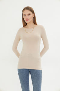 Body à col bateau et manches longues pour femme - Product Image 5