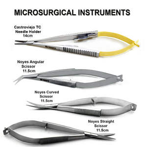 Portaagujas TC Castroviejo de primera calidad, pinzas de tijera, instrumentos quirúrgicos de acero inoxidable - Product Image 5