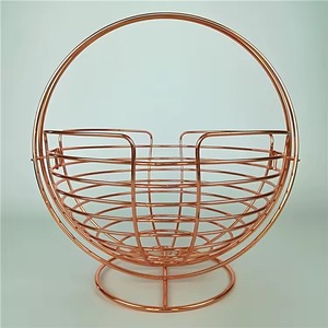 Hot Sale Modern Decorative Handmade Eco-Friendly Multifunction Fruits <b>Basket</b> High Quality Indian Style Metal Bowl <b>Handles</b> - Product Image 5