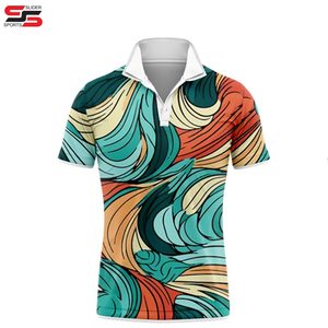 Vente en gros de t-shirts polo pour équipes et événements Commande en gros de chemise de golf avec logo personnalisé avec coutures de haute qualité Tissu confortable - Product Image 3