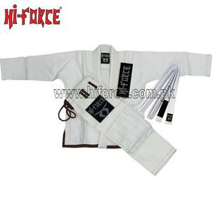 ชุดกิโมโน JU-Jitsu สำหรับใส่ได้ทั้งชายและหญิงชุดศิลปะการต่อสู้พร้อมกางเกงขาสั้น BJJ GI ผ้าคอตตอนทอประดับมุก - Product Image 2