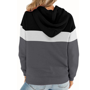 Pull à capuche tricoté imprimé pour femme, personnalisable avec logo, décontracté, hiver, design uni, vente en gros, 100 % coton – Meilleures ventes - Product Image 4