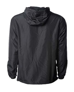 Veste coupe-vent en nylon réfléchissant pour homme, veste coupe-vent imperméable à capuche en nylon pour homme, veste zippée - Product Image 2