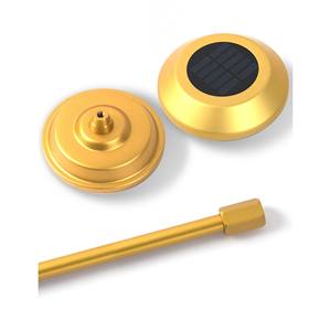 เชิงเทียนอลูมิเนียมทำมือดีไซน์ศิลปะพร้อมฐานแข็งแรงหรูหราสำหรับตกแต่งบ้านและห้องนั่งเล่น - Product Image 1