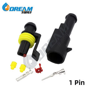 Precio de fabricante conector AMP Conectores eléctricos automotrices 2 pines impermeable macho hembra conector rápido - Product Image 3