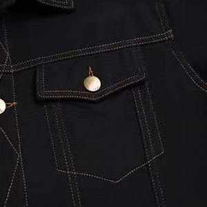 Nouvelle veste en jean en coton pour hommes, vente en gros, vêtements d'hiver de haute qualité, coupe ajustée, respirante, séchage rapide, couleur personnalisée, veste en jean pour hommes - Product Image 5