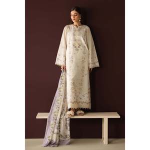 Tissu en mousseline de soie jacquard brodé UF-4433 pour le printemps/été - Product Image 5