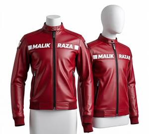 Blouson de motard de luxe pour homme, cuir de vache véritable, doublure amovible, coupe sur mesure disponible, exportateur certifié qualité UE - Product Image 4