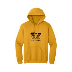 Tela de mezcla de algodón en 260-300 + GSM pesado con bolsillo de canguro Estampado de pecho con tema de animales Diseño y colocación de color personalizable - Product Image 1