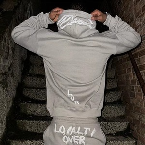 Impresión de soplo 3D 300 500 Gsm algodón pesado Impresión de logotipo personalizado de alta calidad Unisex - Product Image 3