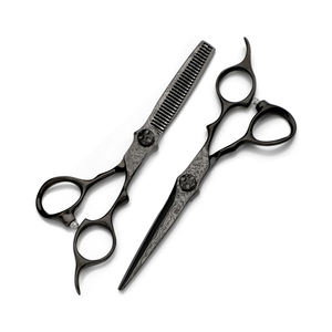 Tijeras de salón de acero inoxidable 440C japonesas modernas, tijeras de adelgazamiento de peluquero elegantes de precisión experta del fabricante, hoja afilada - Product Image 6
