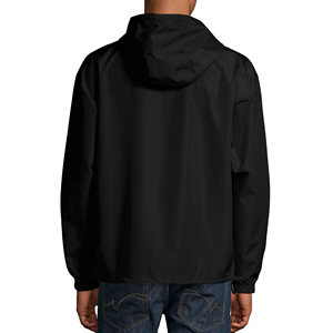 OEM diseño de logotipo personalizado Vintage para hombre de ajuste regular de color rojo sólido de manga completa chaqueta de invierno con cremallera Fly & Hood de Bangladesh - Product Image 6