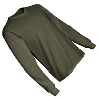 T-shirt oversize à manches longues pour homme, t-shirt unisexe personnalisé à épaules tombantes, t-shirt en coton à manches longues pour homme