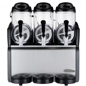 เครื่องทำแกรนิต้าสแตนเลสแท้ 3 แกลลอน แบบสามช่อง – เครื่องจ่ายเครื่องดื่มแช่แข็งครบวงจรสำหรับใช้ในเชิงพาณิชย์ - Product Image 2