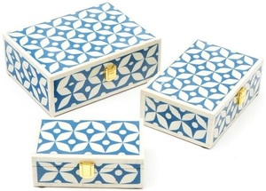 Elegant Resin Inlay Jewelry <b>Storage</b> <b>Box</b> with Handmade Finish and Artistic Look Perfect for Gifting and Decor Made by Apex Align - Product Image 3