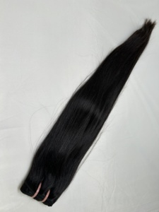 Cheveux humains naturels indiens d'un seul donneur, 100g, 12A, qualité supérieure, vierges, non traités chimiquement, lisses naturels - Product Image 6