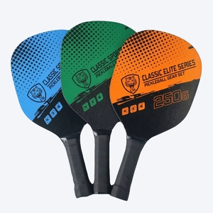 Pala de Pickleball Ligera con Núcleo de Madera de Álamo Natural y Equilibrado, con Bolsa de Transporte de Poliéster para Niños y Adolescentes, para Entrenamiento - Product Image 1