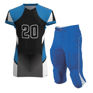 Conjunto de Uniforme de Fútbol Americano para Hombre, Camiseta y Pantalones Sublimados, Ropa Deportiva, Uniforme de Fútbol Americano de Color Sólido - Product Image 1