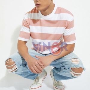 Camisetas de algodón de alta calidad al por mayor para hombre, camisetas informales de colores sólidos, camiseta de talla personalizada para hombre, Camiseta de algodón 100% para hombre - Product Image 2