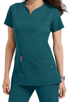 Blusa Médica de Jersey de Algodón y Poliéster de la Mejor Calidad para Mujer, Uniforme de Doctora, Talla y Color Personalizados, para Uso Hospitalario